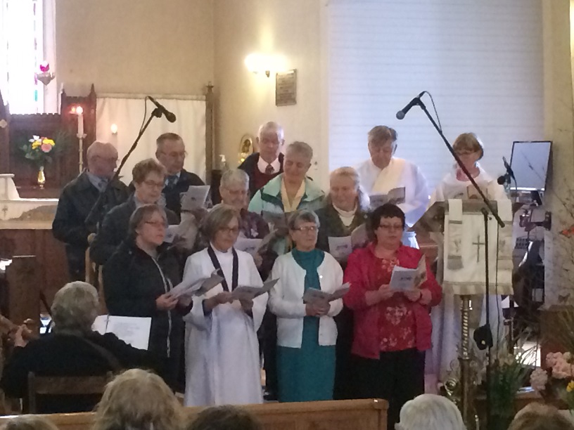 Easter Choir at St. Luke's, Sunday April 1, 2018.